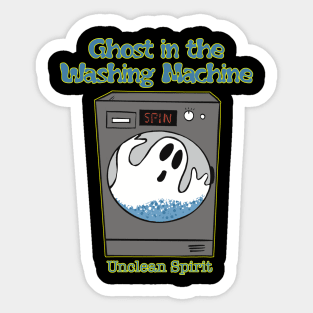 Ghost in the Washing Machine Sticker